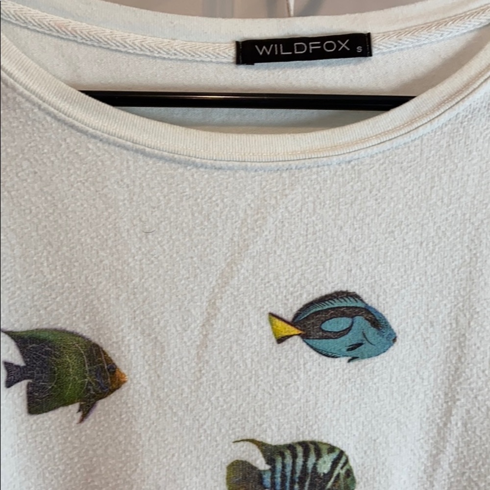 Wildfox sweater with fish